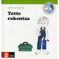 Gunilla Wolde Totte rakentaa (inbunden, fin)