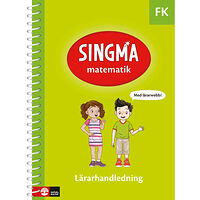 Pia Agardh Singma matematik FK Lärarhandledning med lärarwebb 12 mån (bok, spiral)