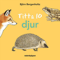 Björn Bergenholtz Titta 10 djur (bok, board book)