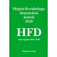 Norstedts Juridik Högsta förvaltningsdomstolens årsbok 2019 (HFD) (inbunden)