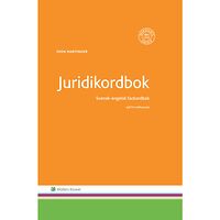 Sven Martinger Juridikordbok : Svensk-engelsk fackordbok (inbunden)