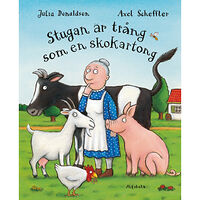 Julia Donaldson Stugan är trång som en skokartong (inbunden)