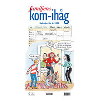 Bokförlaget Semic Familjens kom-ihåg-kalender 2024 (bok, spiral)