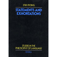 Erik Ryding Statements and exhortations (häftad, eng)
