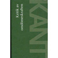 Immanuel Kant Kritik av omdömeskraften (inbunden)
