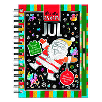 Malin Barthelson Skrapa och skapa. Jul (bok, spiral)