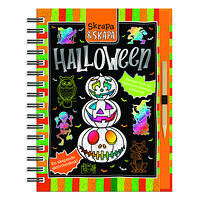 Malin Barthelson Skrapa och skapa. Halloween (bok, spiral)