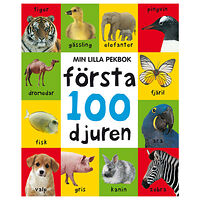 Tukan Förlag Min lilla pekbok : första 100 djuren (bok, board book)
