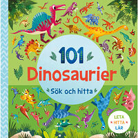 Rebecca Jones 101 dinosaurier : sök och hitta (bok, board book)