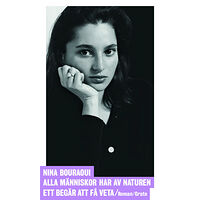 Nina Bouraoui Alla människor har av naturen ett begär att få veta (bok, danskt band)