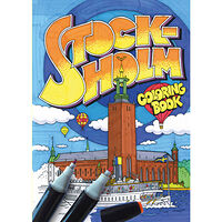 Martin Ander Stockholm coloring book (bok, danskt band)