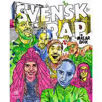 Ametist Azordegan Svensk Rap målarbok (inbunden)