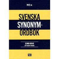 NE Nationalencyklopedin NE:s svenska synonymordbok : 196 000 synonymer (inbunden)