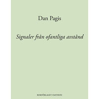 Dan Pagis Signaler från ofantliga avstånd (bok, danskt band)