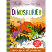 Barthelson Förlag Magisk vattenmålning. Dinosaurier (bok, spiral)