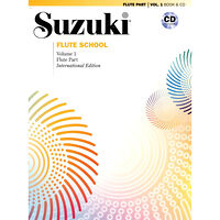 Notfabriken Suzuki Flute school 1 book/cd (häftad)