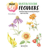 Search Press Ltd Paint 50: Watercolour Flowers (häftad, eng)