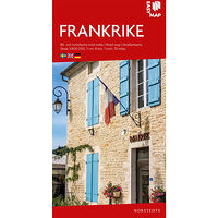 NORSTEDTS Frankrike EasyMap : Skala 1:800.000