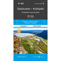 NORSTEDTS Saltoluokta Kvikkjokk Kungsleden 3 Karta och guide : Outdoorkartan 1:50 000