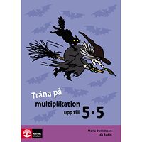 Maria Lindström Träna på matte Tabeller upp till 5x5 (5-pack) (häftad)
