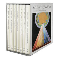 Bokförlaget Stolpe Hilma af Klint Catalogue Raisonné kassett (utan böcker) (bok)