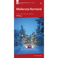 Kartförlaget Mellersta Norrland Bil & Turistkarta Nr 5 : Skala 1:400.000