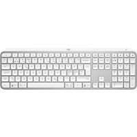 Logitech Logitech MX Keys S tangentbord Trådlös RF + Bluetooth QWERTY Dansk, Finsk, Norsk, Svensk Gjuten aluminium, Vit