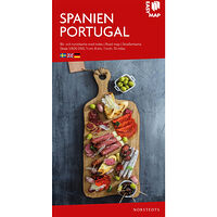 NORSTEDTS Spanien Portugal EasyMap : Skala 1:800.000