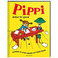 Astrid Lindgren Pippi hittar en spunk (bok, kartonnage)