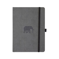 Dingbats*Notebooks LTD Dingbats* Wildlife Soft Cover A5 Lined - Grey Elephant Notebook