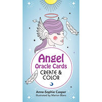 Ulysses Press Angel Oracle Cards: Create and Color