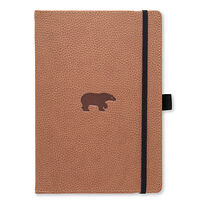 Dingbats*Notebooks LTD Dingbats* Wildlife A5+ Graph - Brown Bear Notebook