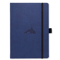 Dingbats*Notebooks LTD Dingbats* Wildlife A5+ Graph - Blue Whale Notebook