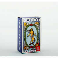 Pamela Colman Smith A.E. Waite Tarot Mini Blue Edition