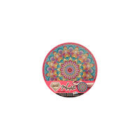 Legind A/S Diamond painting på duk : Mandala, rosa, runt, diameter 30 cm