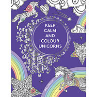 Tukan Förlag Keep calm and colour unicorns : målarbok (häftad)