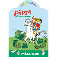 Astrid Lindgren Jag målar med Pippi Långstrump : Målarbok