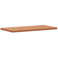 vidaXL Bänkskiva för badrum 80x40x2,5 cm massivt bokträ