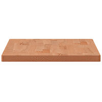 vidaXL Bänkskiva för badrum 80x40x2,5 cm massivt bokträ