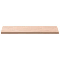 vidaXL Bordsskiva 100x50x2,5 cm rektangulär massivt bokträ