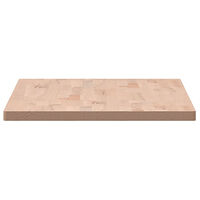 vidaXL Bordsskiva 100x50x2,5 cm rektangulär massivt bokträ