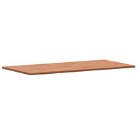vidaXL Bordsskiva 80x40x1,5 cm rektangulär massivt bokträ
