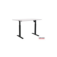 Sun-Flex Bord SUN-FLEX II höj/sänk 140x80 sva/vit