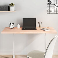 vidaXL Bordsskiva 110x55x2,5 cm massiv furu