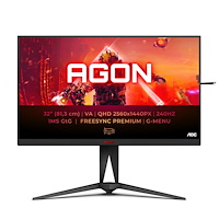 AOC AOC AGON 5 AG325QZN/EU LED display 80 cm (31.5") 2560 x 1440 pixlar Quad HD Svart