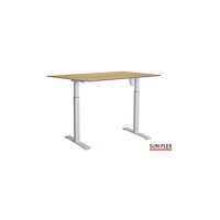 Sun-Flex Bord SUN-FLEX II höj/sänk 160x80 vit/bjö
