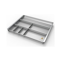 Alba Lådinsats ALBA Meshorg 8 fack grå