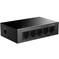 Strong 5-port Gigabitswitch Metall Svart