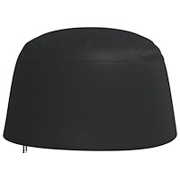 vidaXL Fåtöljskydd svart Ø108x190 cm 420D oxford