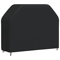 vidaXL Grillskydd 162x61x122 cm svart 420D oxford